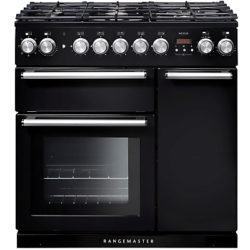 Rangemaster Nexus 90 Dual Fuel Range Cooker Slate Grey